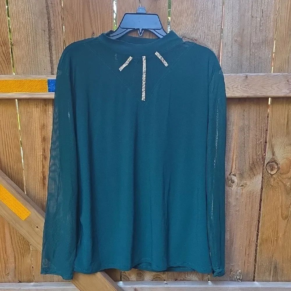 Chic Teal Women's Blouse